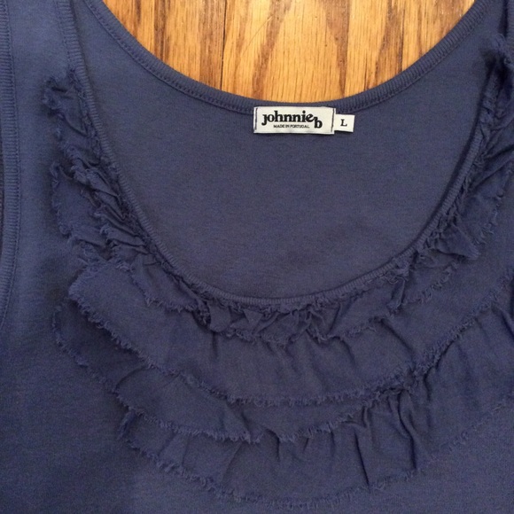 Lot of 2 Johnnie B Boden tank top Blue Large L - Picture 4 of 6